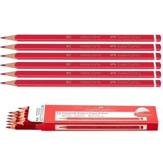Faber Castell Kırmızı Kalem 1 Düzine (12 Adet)